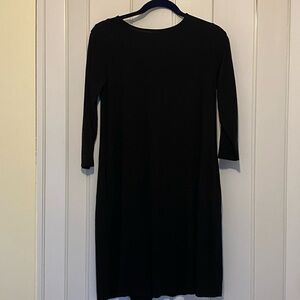 Time and Tru Classic Black Long Sleeve Dress
